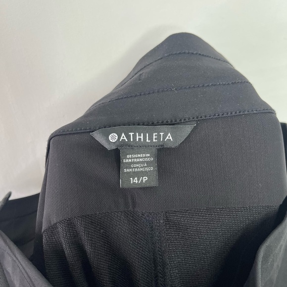 ATHLETA Women's Black Headlands Hybrid Trek Jogger Elastic Waist Size 14P - Picture 2 of 8